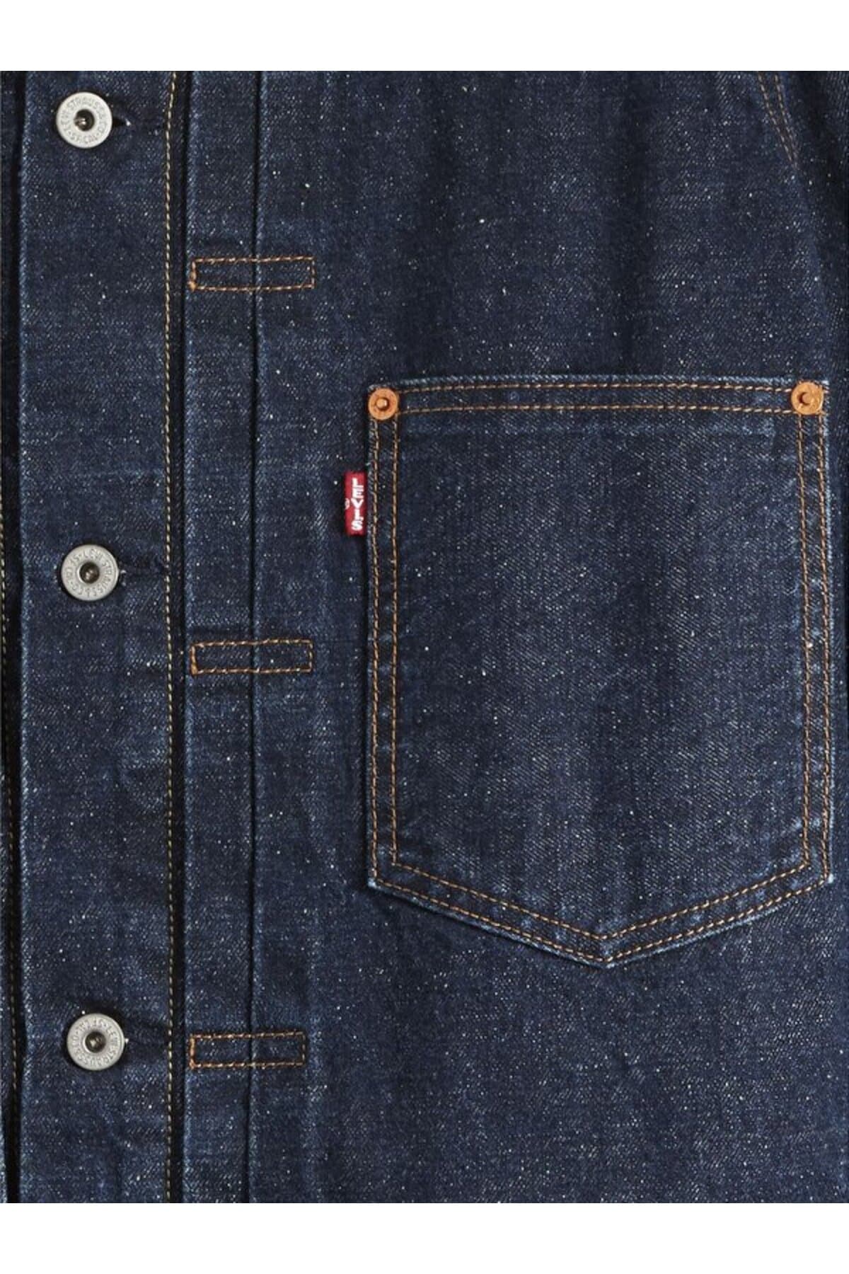 کت لیوایز مردانه جین آبی راسته Regular/رگولار Trucker کژوال/روزمره | Levi’s A317400020 CN — تصویر ۴