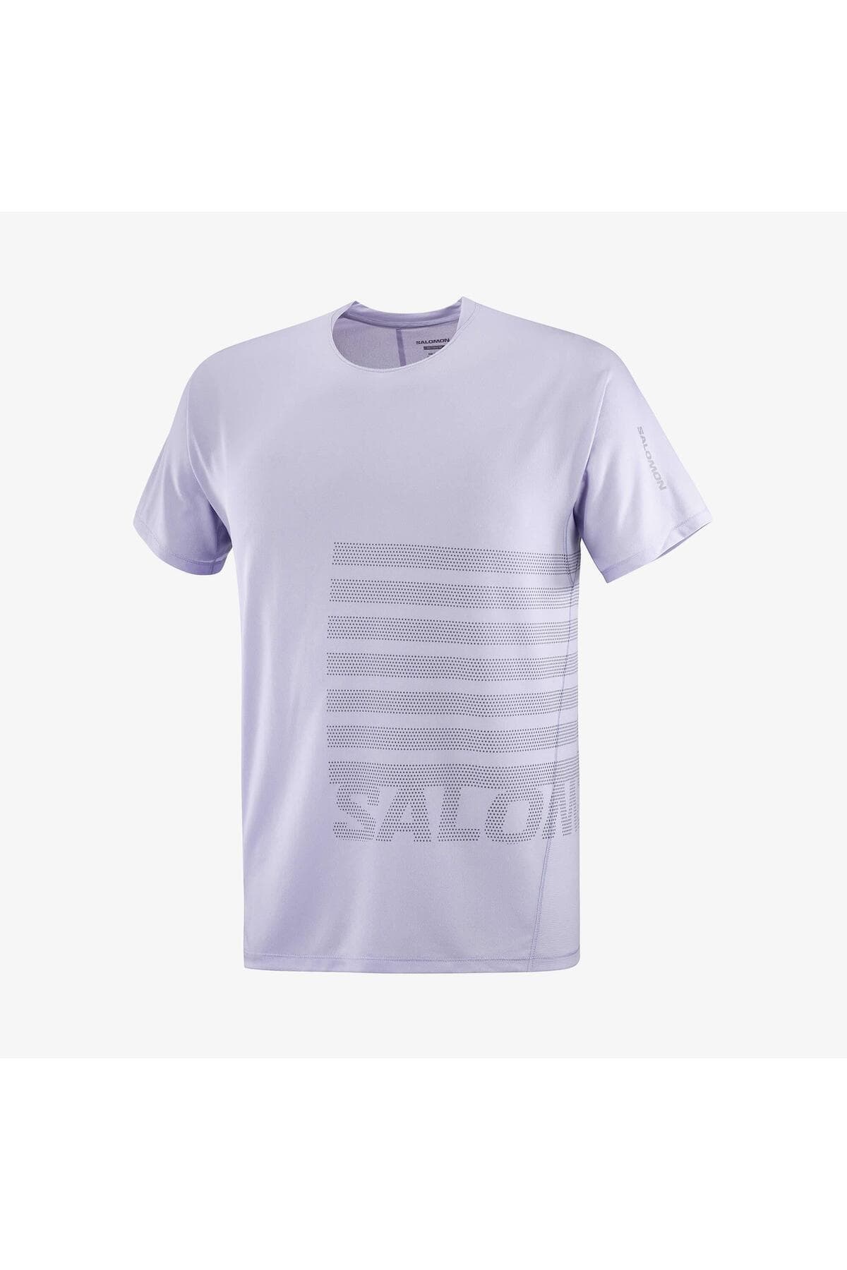 تی شرت ورزشی سالومون مردانه پارچه سفید راسته Regular/رگولار اسپرت | Salomon LC2694400 TN