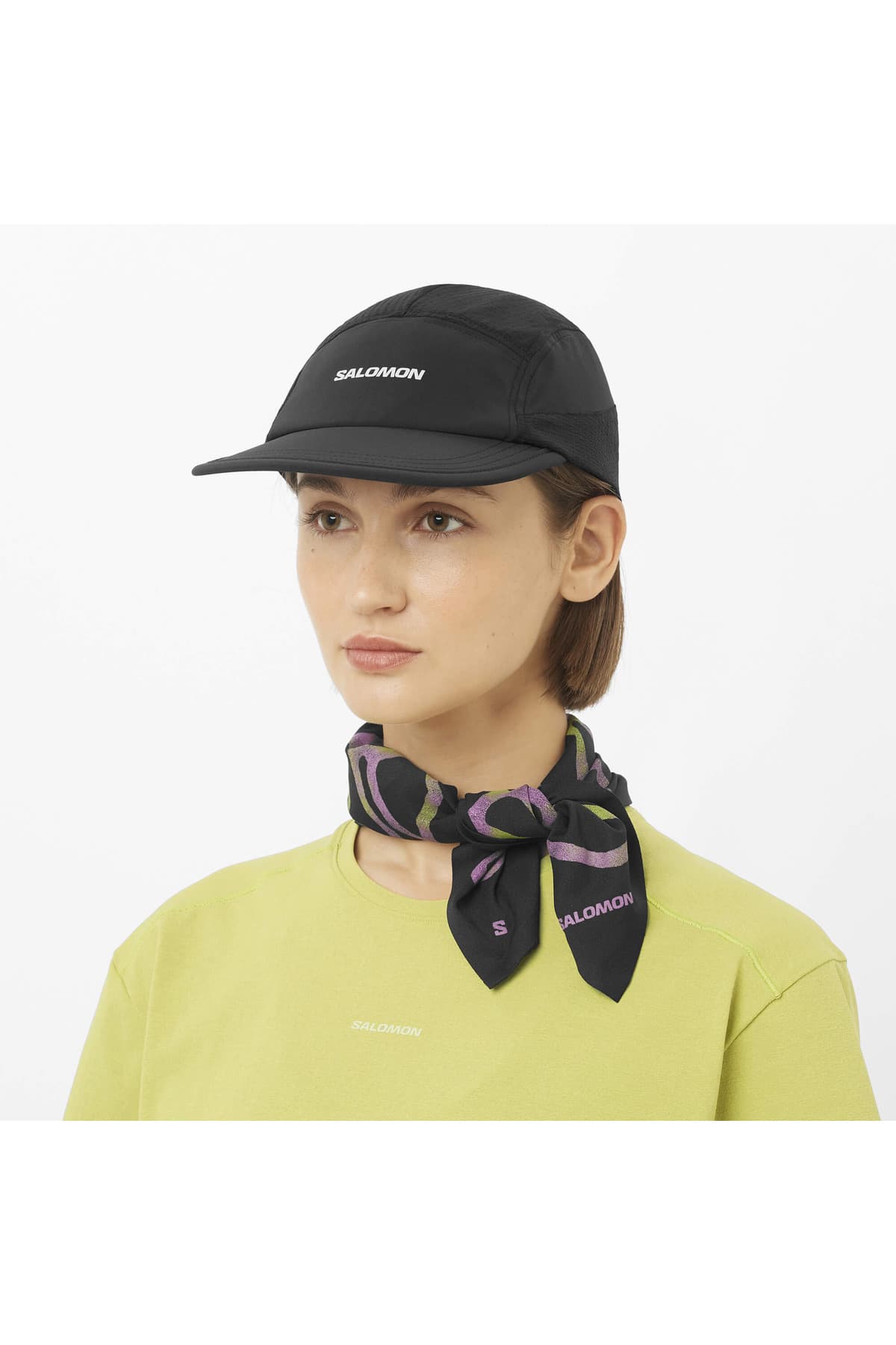 کلاه لبه دار سالومون زنانه پلی استر مشکی | Salomon LC2763900 CN — تصویر ۳