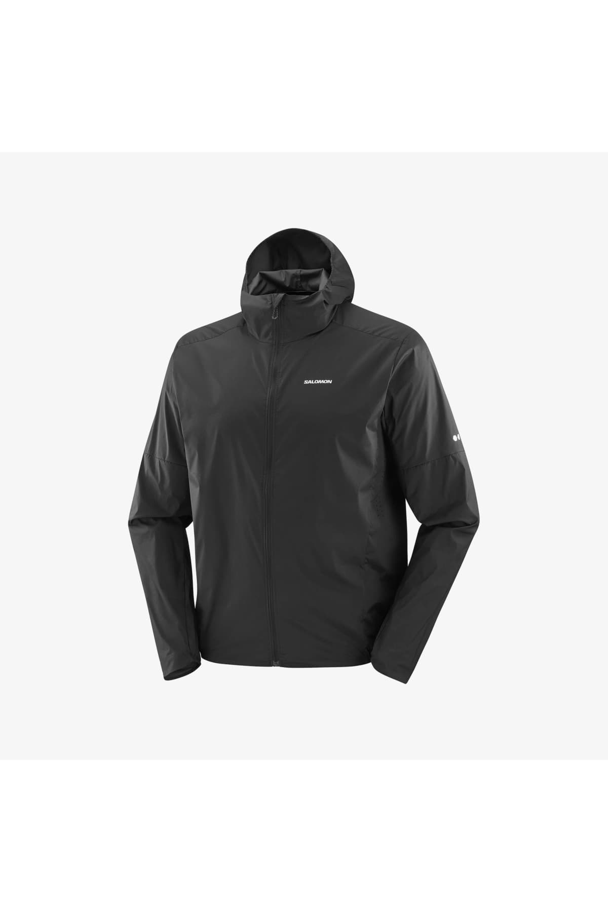 بارانی اسپرت سالومون مردانه پارچه مشکی راسته Regular/رگولار اسپرت | Salomon LC2743000 BD