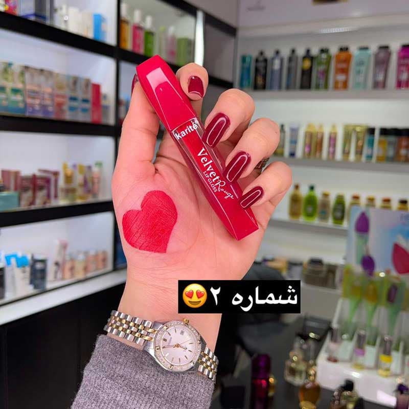 رژ لب سری قرمز کاریته ولوت 70278 — تصویر ۷