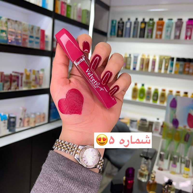 رژ لب سری قرمز کاریته ولوت 70278 — تصویر ۵