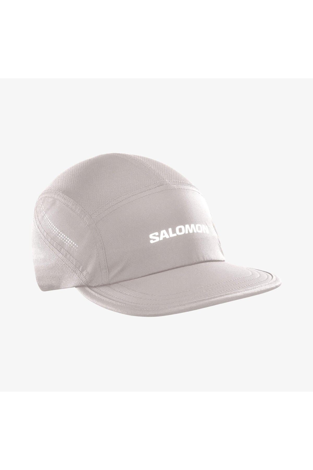 کلاه لبه دار سالومون زنانه پنبه ای خاکستری | Salomon 2160197 CN