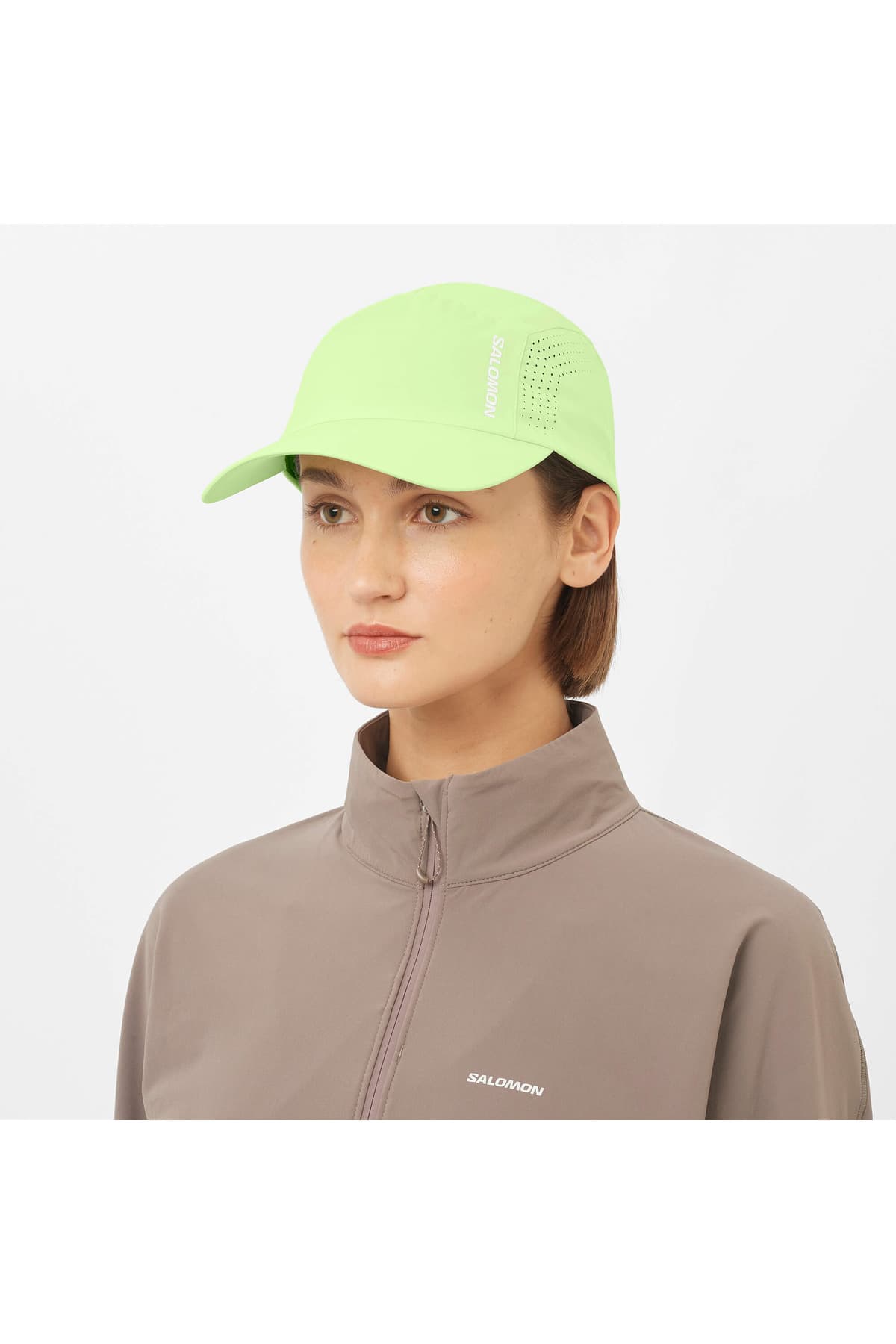 کلاه لبه دار سالومون زنانه پلی استر سبز | Salomon LC2764700 CN — تصویر ۴