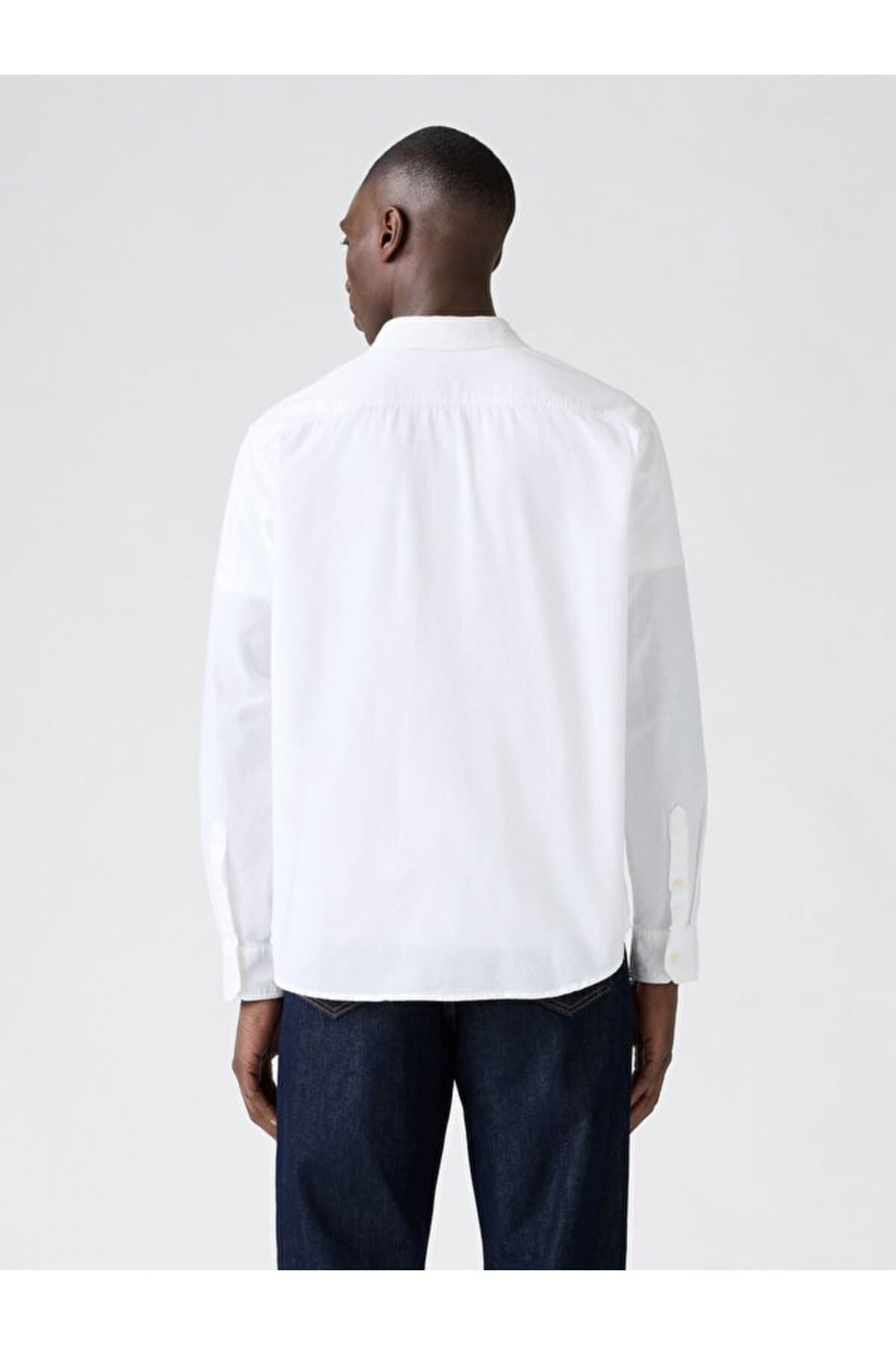 پیراهن لیوایز مردانه پاموک آبی راسته Regular/رگولار Daily/روزانه | Levi’s 8574600000 PK — تصویر ۲