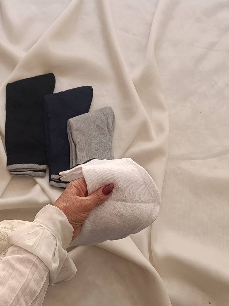 جوراب ساق بلند حوله ای زمستانه — تصویر ۳