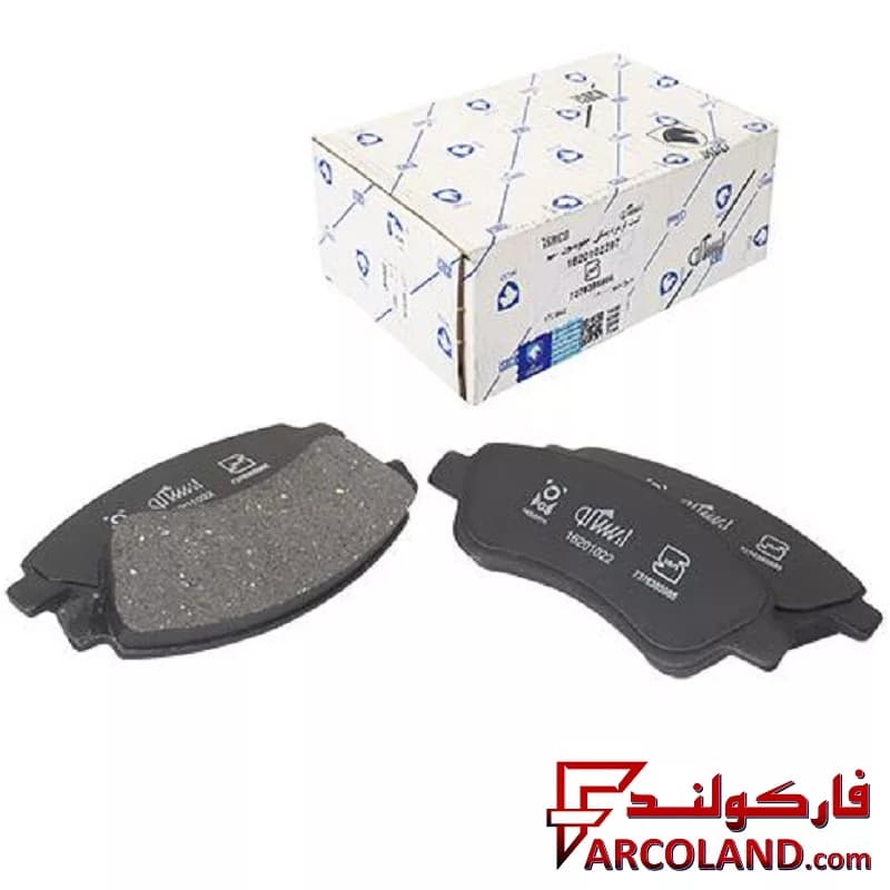 لنت ترمز جلو ایساکو 1620102297 مناسب پژو 206 تیپ 5 ، تیپ 6 و صندوقدار V9,V8,V2
