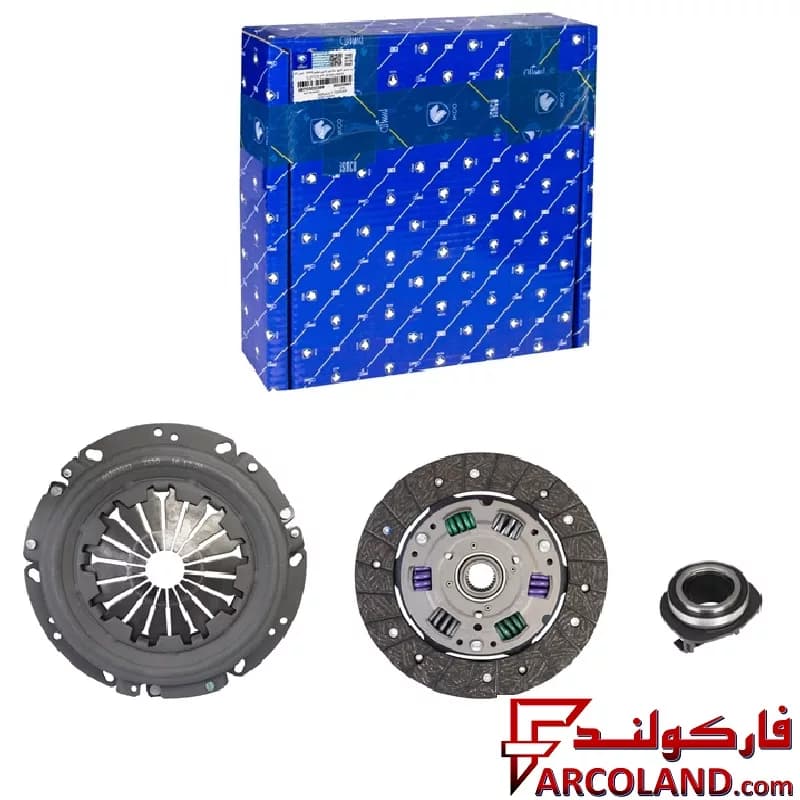 کیت کامل دیسک و صفحه و بلبرینگ کلاچ ایساکو مدل 06703023 مناسب رنو ساندرو (ال 90)