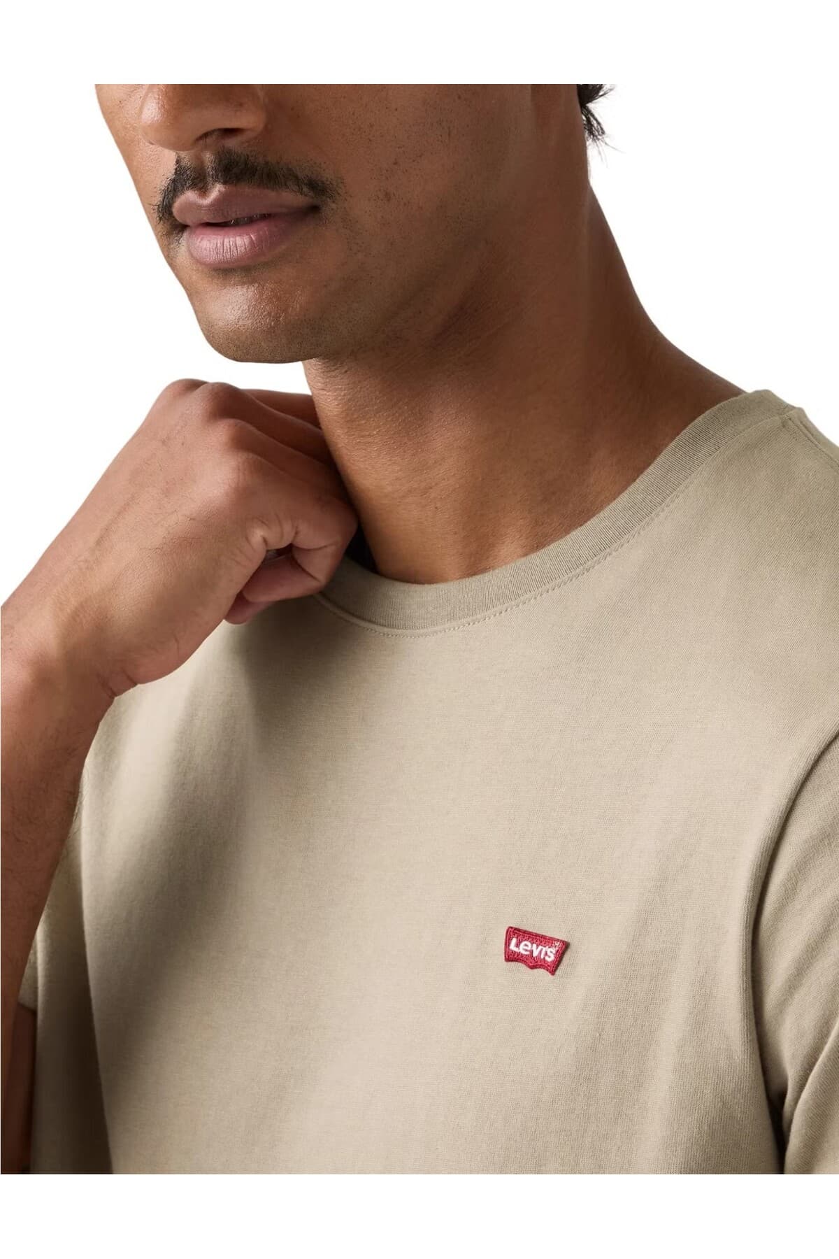 تی شرت ورزشی لیوایز مردانه 100% پنبه قهوه ای بیسیک راسته بیسیک Daily/روزانه | Levi’s 56605-0301 – 000T0001 TR