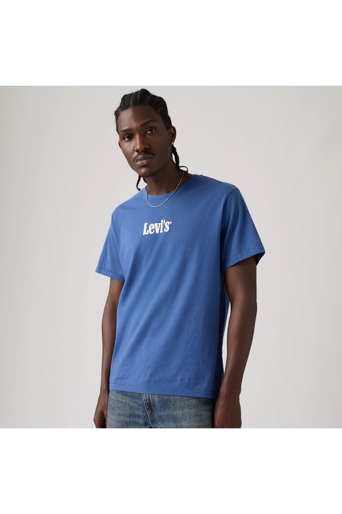 تی شرت ورزشی لیوایز مردانه پاموک سفید Menswear طرح دار Relaxed/ریلکس Relaxed/ریلکس Daily/روزانه | Levi’s 2082A TR — تصویر ۸