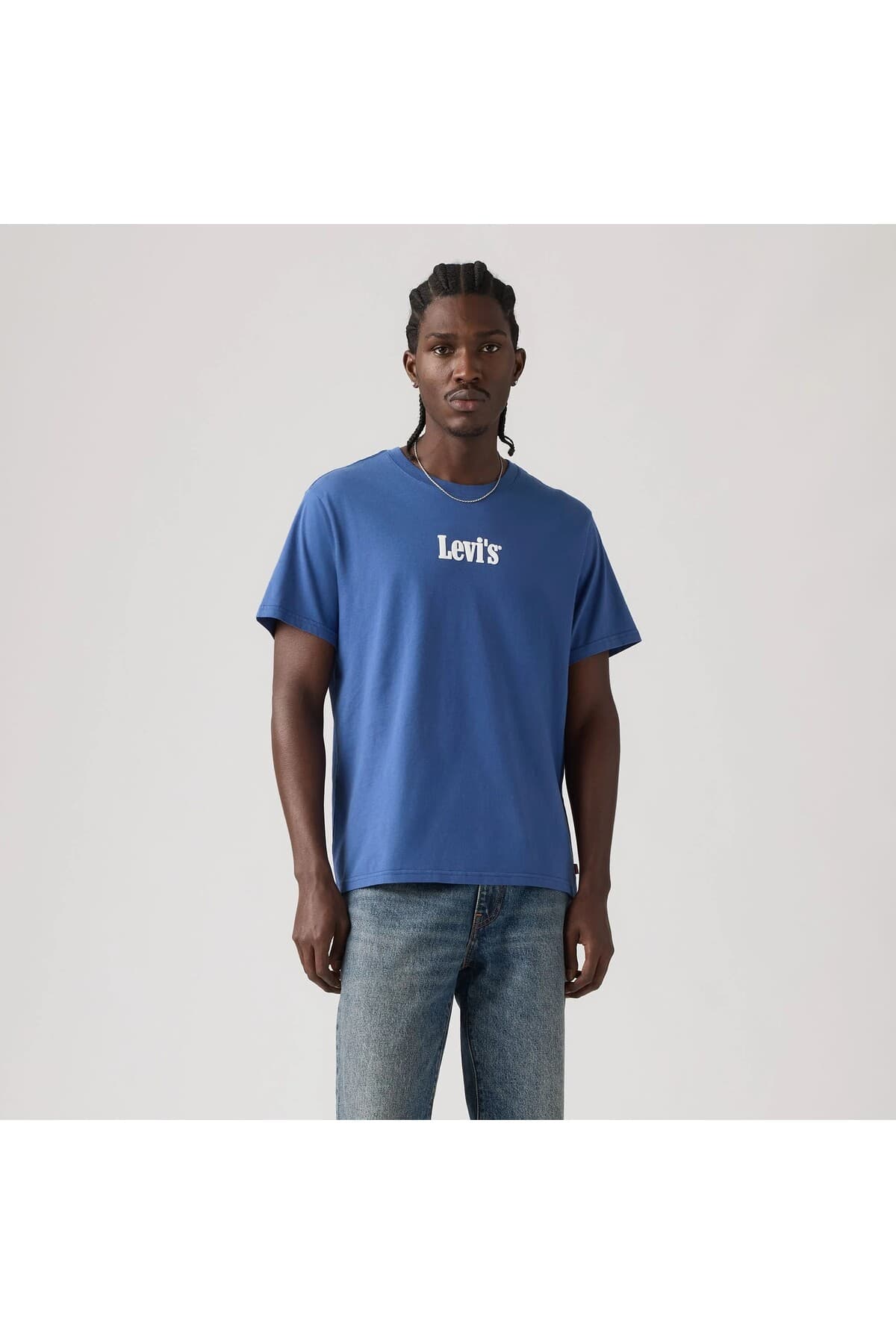 تی شرت ورزشی لیوایز مردانه پاموک سفید Menswear طرح دار Relaxed/ریلکس Relaxed/ریلکس Daily/روزانه | Levi’s 2082A TR — تصویر ۹