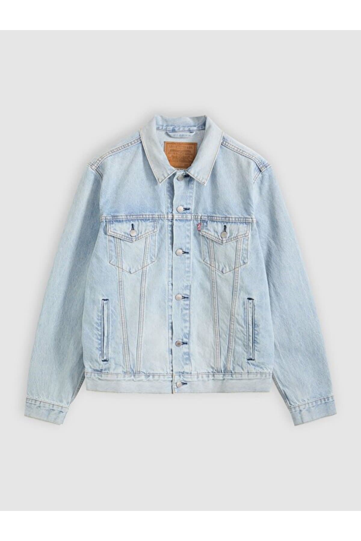 کت لیوایز مردانه پاموک آبی راسته Regular/رگولار Trucker | Levi’s 7233407750 KM