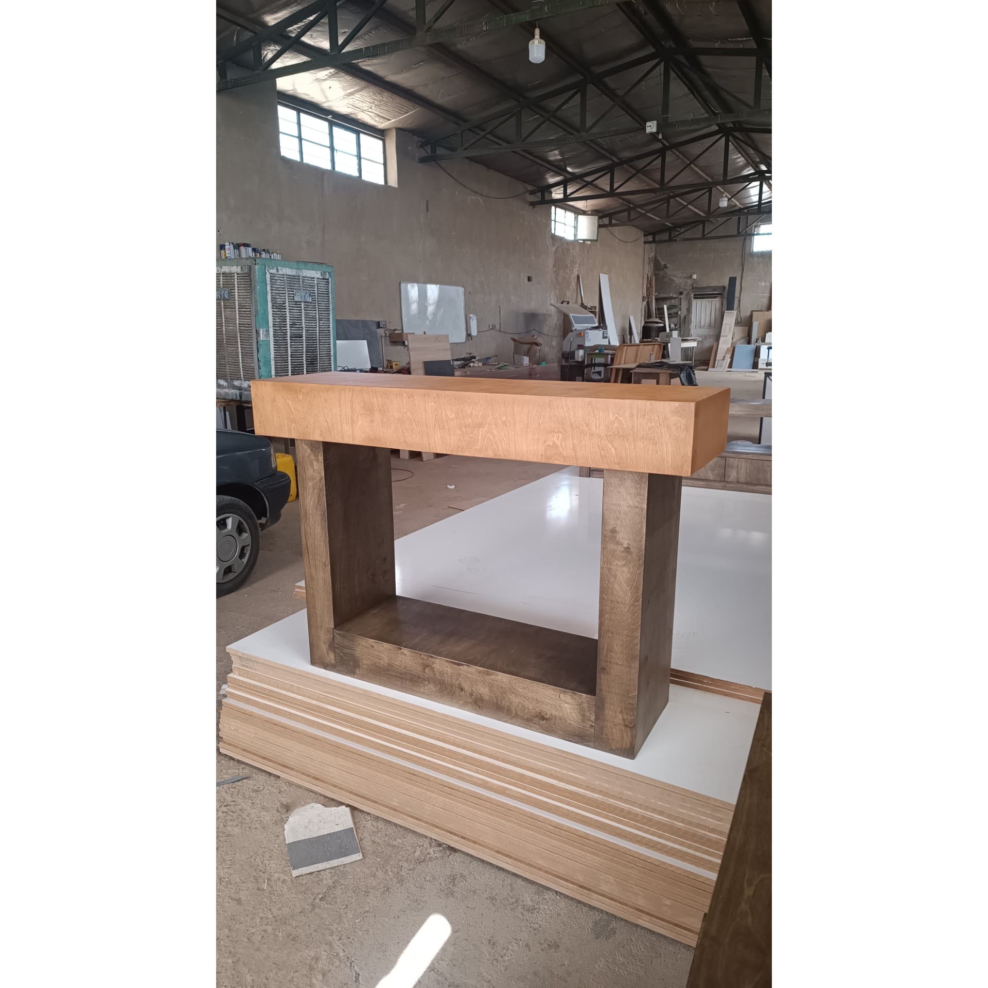کنسول چوبی فیلبندشاپ مدل 833472 — تصویر ۳