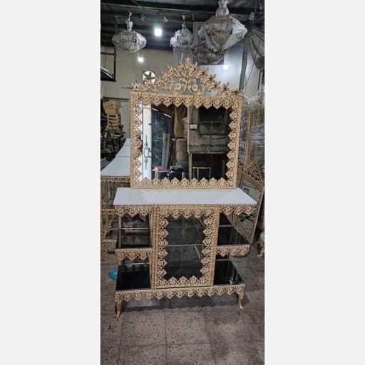 اینه کنسول الیاژ رنگ ثابت فیلبندشاپ مدل 833452