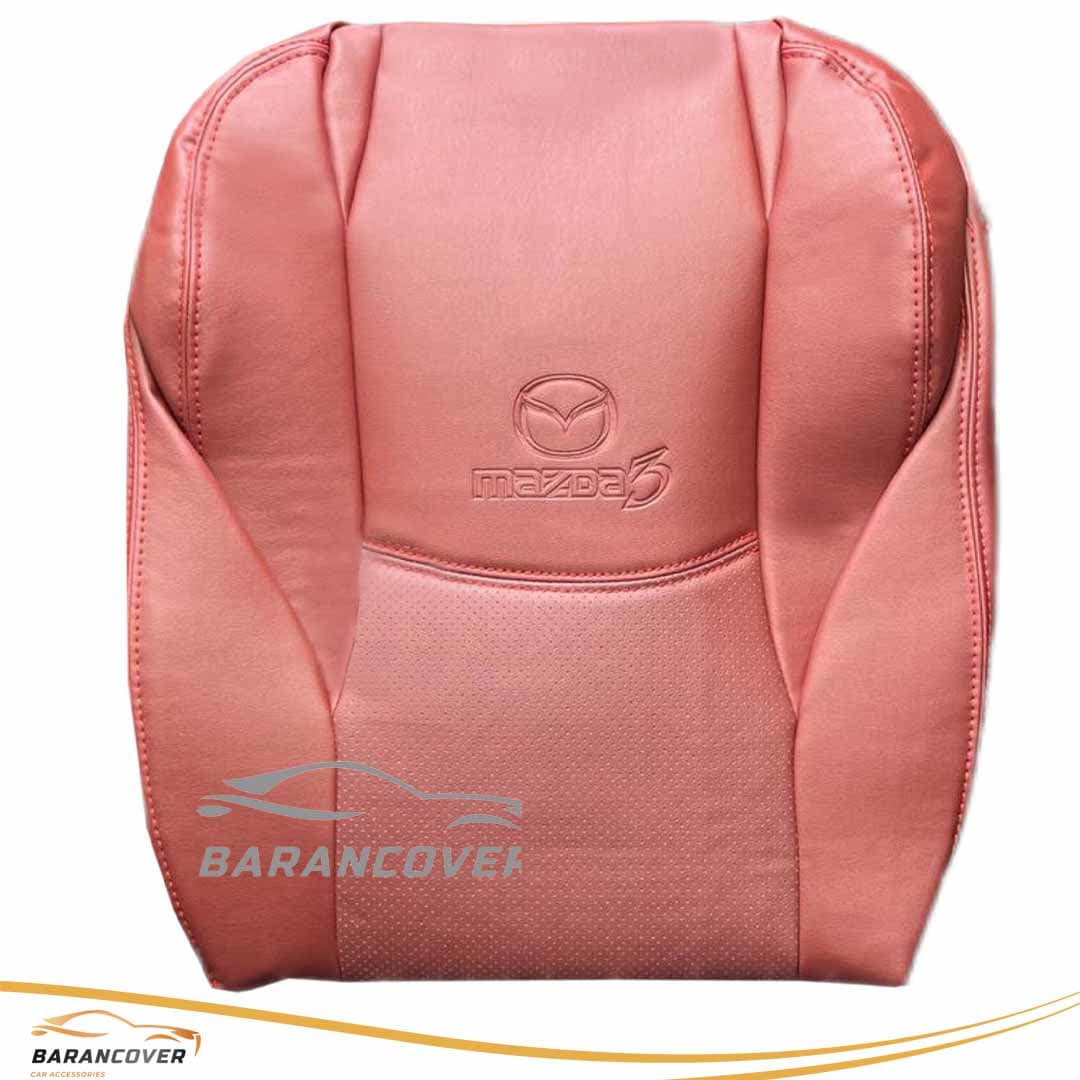 روکش صندلی مزدا 3 نیو – mazda 3 new چرم رنگ زرشکی روشن