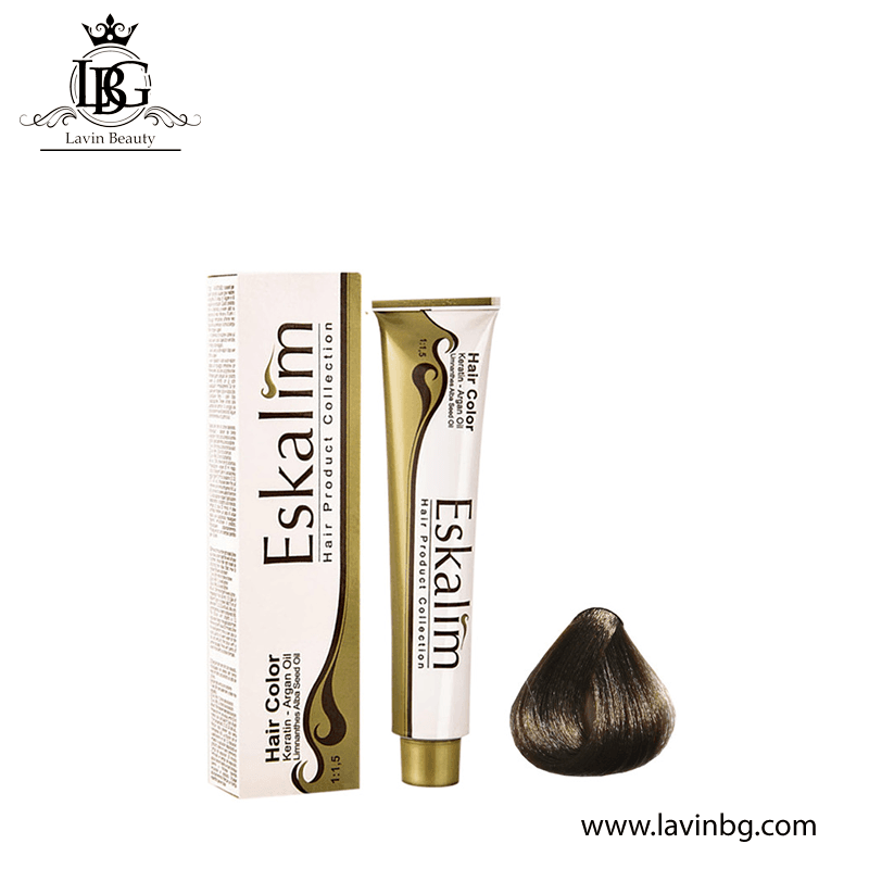 رنگ مو اسکالیم سری مرجانی شماره 4/78 رنگ قهوه ای مرجانی متوسط حجم 100 میل – ESKALIM