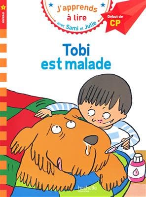 کتاب Sami et Julie CP Niveau 1 tobi est malade