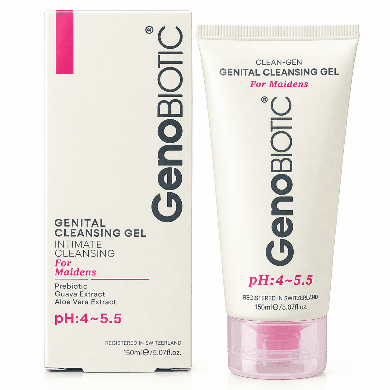 ژل بهداشتی دوشیزگان ژنوبایوتیک 150ml