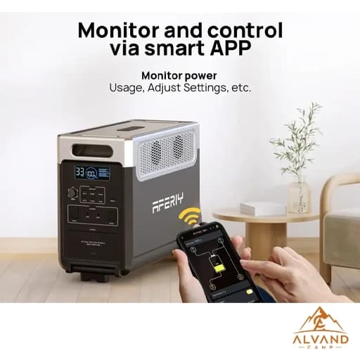 پاور استیشن 3600 وات قابل حمل افیری مدل P310 — تصویر ۳