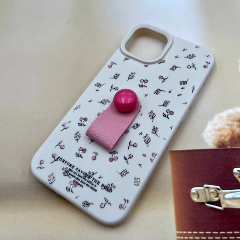 قاب گوشی iPhone 13 / iPhone 14 آیفون pbq بند انگشتی طرح گل کد 362476 — تصویر ۲