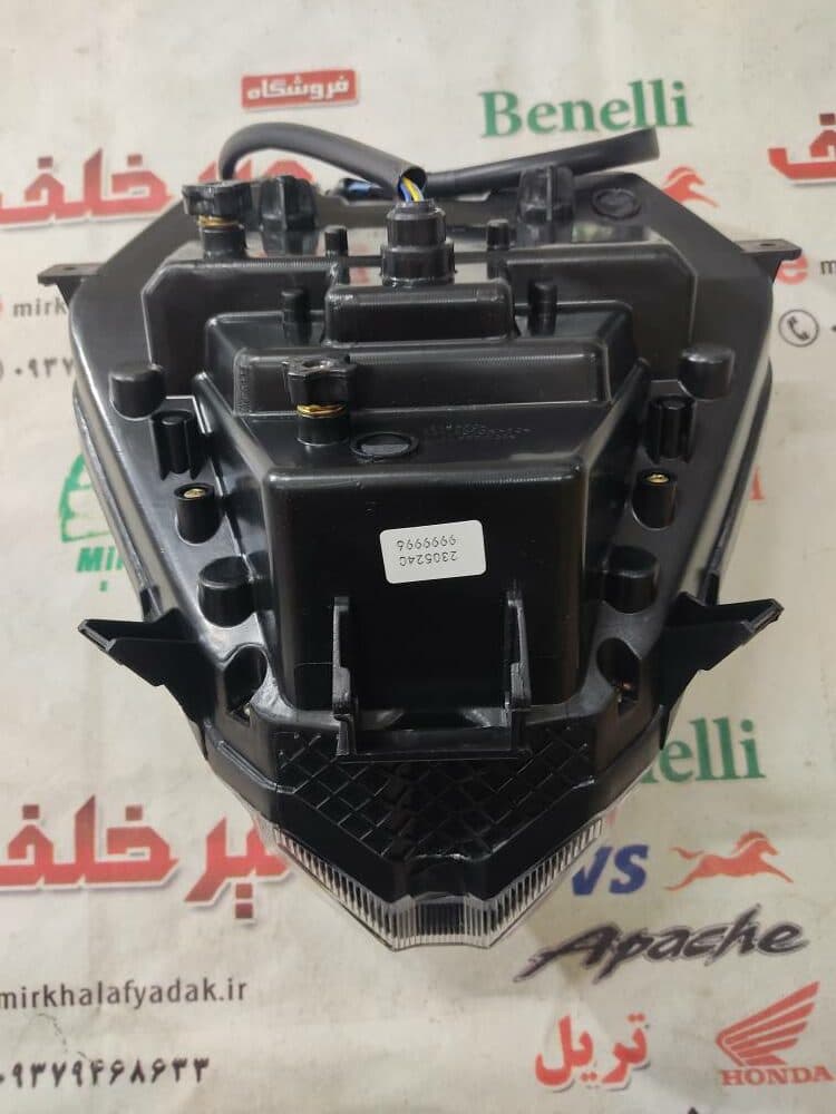 بلوری چراغ جلو کامل موتور بنلی 180 اصلی — تصویر ۲