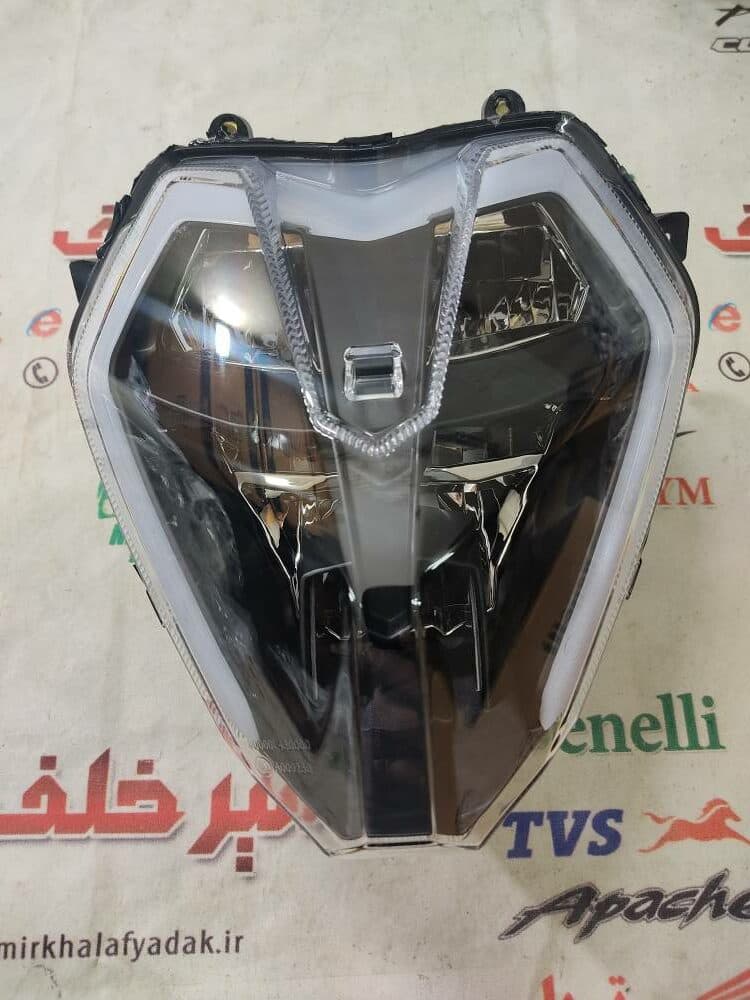 بلوری چراغ جلو کامل موتور بنلی 180 اصلی