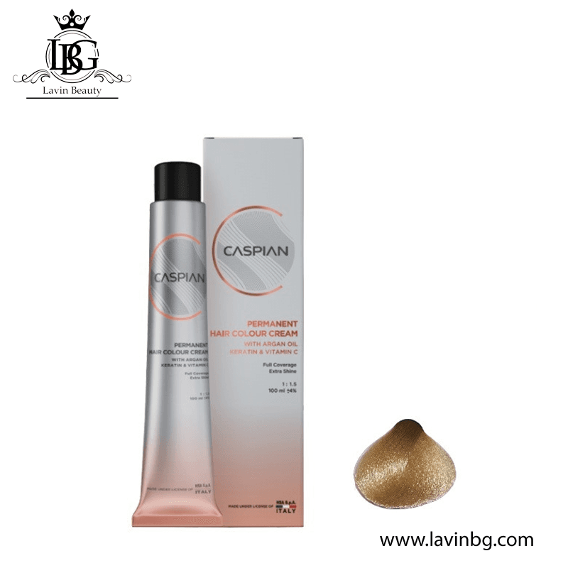 رنگ مو کاسپین سری طلایی شماره 9/3 طلایی خیلی روشن حجم 100 میل – CASPIAN