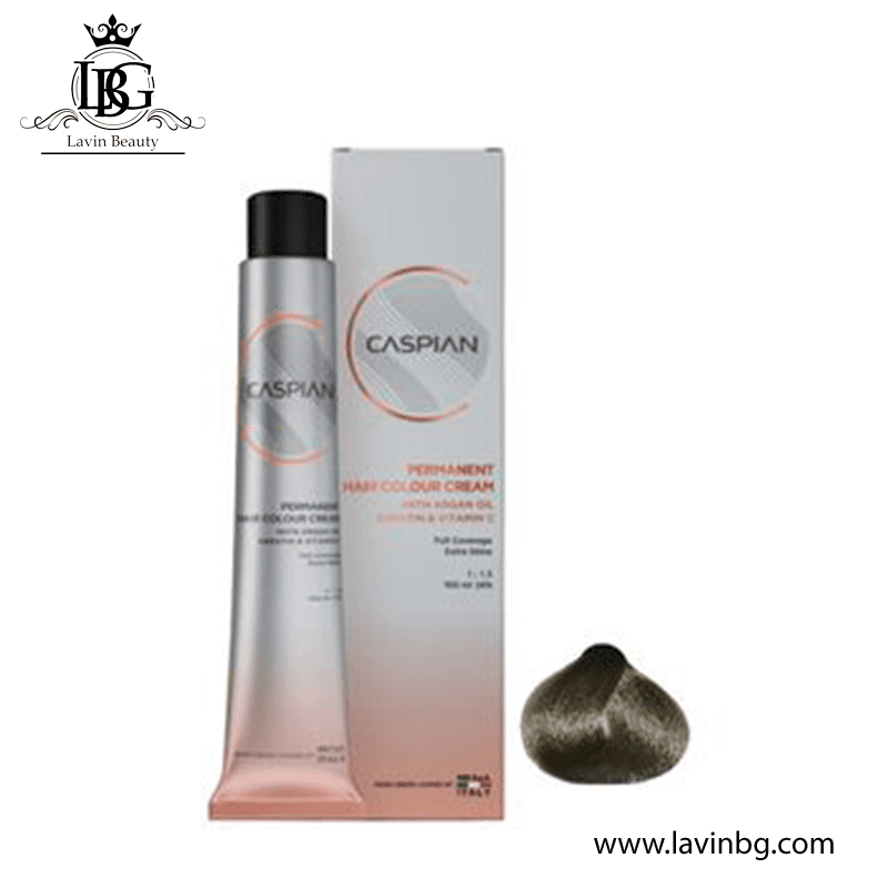 رنگ مو کاسپین سری دودی زیتونی شماره 8/88 دودی زیتونی روشن حجم 100 میل – CASPIAN