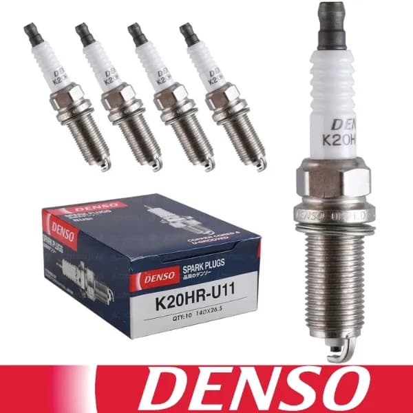 شمع موتور جک J5 دستی پایه بلند تک پلاتین دنسو K20HR-U11 کد 3381