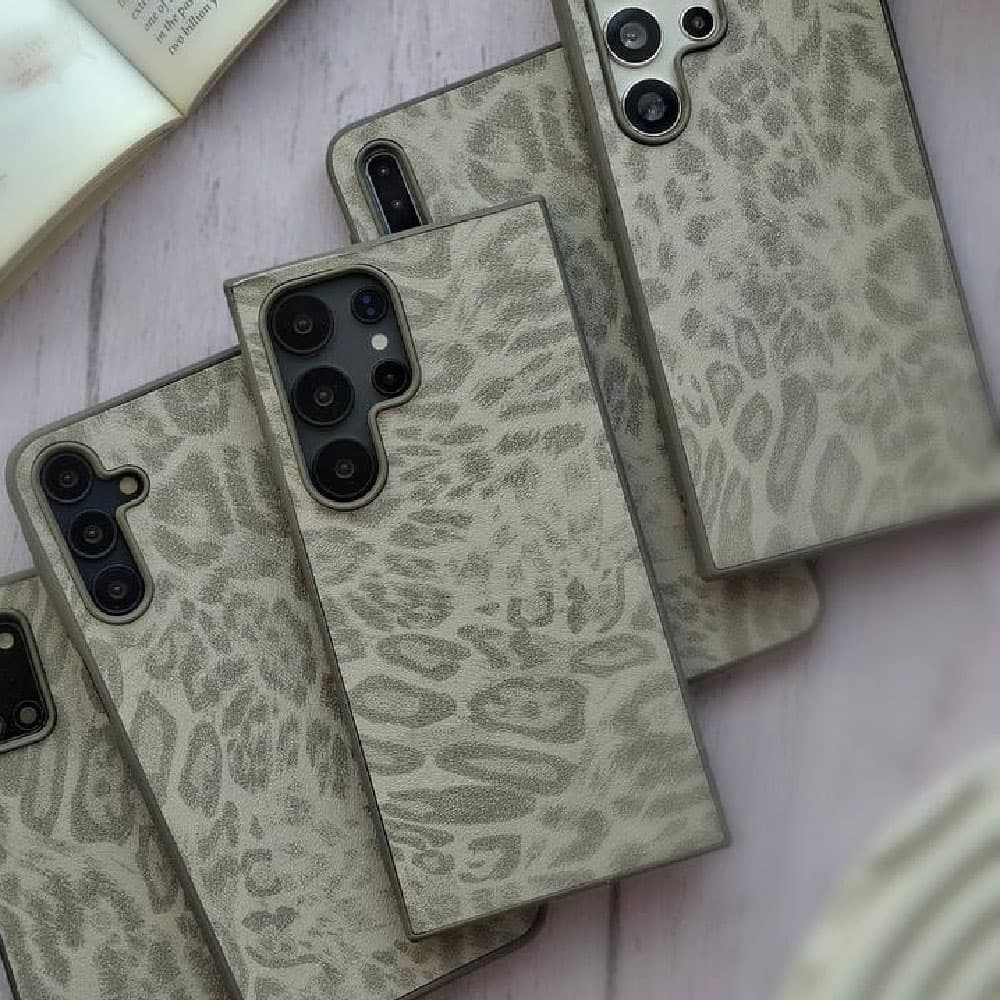 قاب پلنگی طوسی مناسب برای گوشی موبایل شیائومی ردمی Xiaomi Redmi Note 9S / Note 9 Pro / Note 10 Pro / Note 10 Pro Max / Note 11S / Note 11 4G / Note 13 4G / Note 13 Pro 4G / Note 14 4G / Note 14 Pro 4G