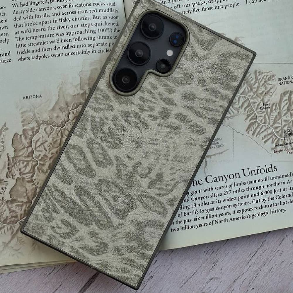 قاب پلنگی طوسی مناسب برای گوشی موبایل شیائومی ردمی Xiaomi Redmi Note 9S / Note 9 Pro / Note 10 Pro / Note 10 Pro Max / Note 11S / Note 11 4G / Note 13 4G / Note 13 Pro 4G / Note 14 4G / Note 14 Pro 4G — تصویر ۳