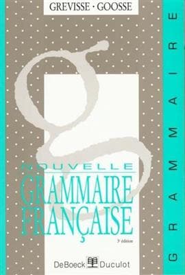 کتاب Nouvelle grammaire française – Grevisse