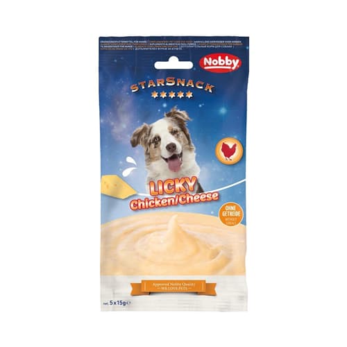 بستنی سگ نوبی مرغ و پنیر Nobby تعداد 1 عدد