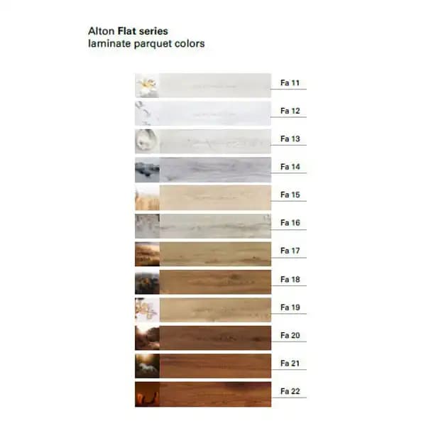 پارکت لمینت آلتون سری فلت Alton Flat Series با فوم رایگان