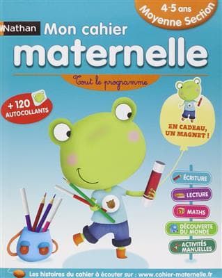 کتاب Mon cahier maternelle 4 – 5 ans