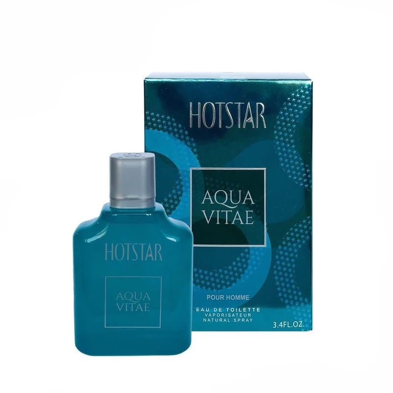 ادو تویلت مردانه هات استار مدل Aqua Vitae رایحه بولگاری آکوا حجم ۱۰۰ میل — تصویر ۲