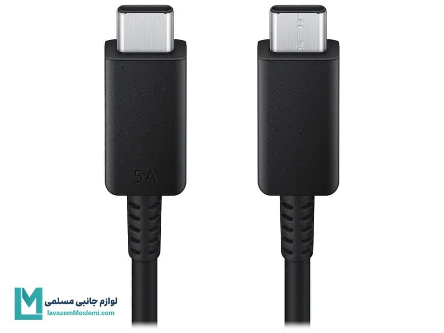 کابل سوپر فست شارژ دو سر تایپ سی سرکارتنی سامسونگ Samsung 5A USB-C to USB-C — تصویر ۵
