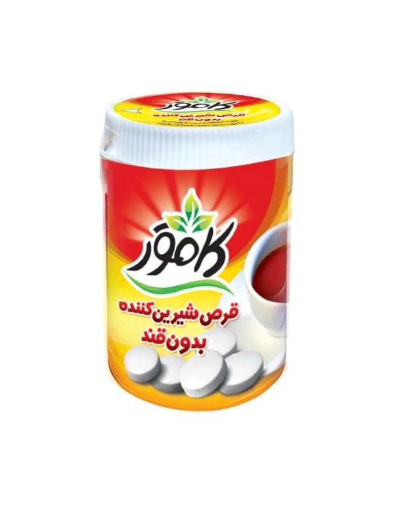 قرص شیرین کننده بدون قند کامور