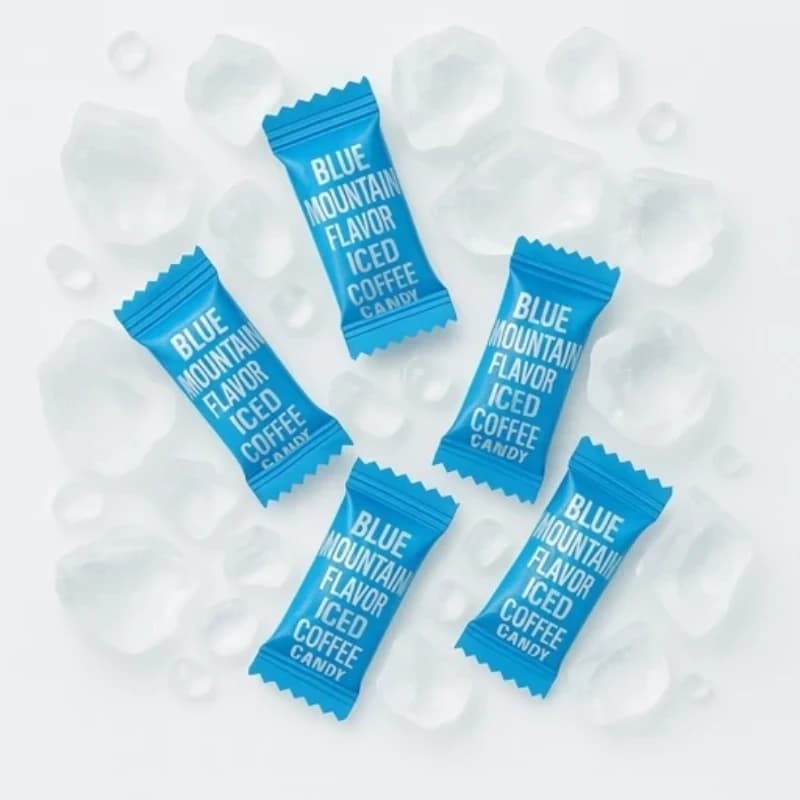 آبنبات خارجی قرص قهوه کافی کندی آیس کافی آبی