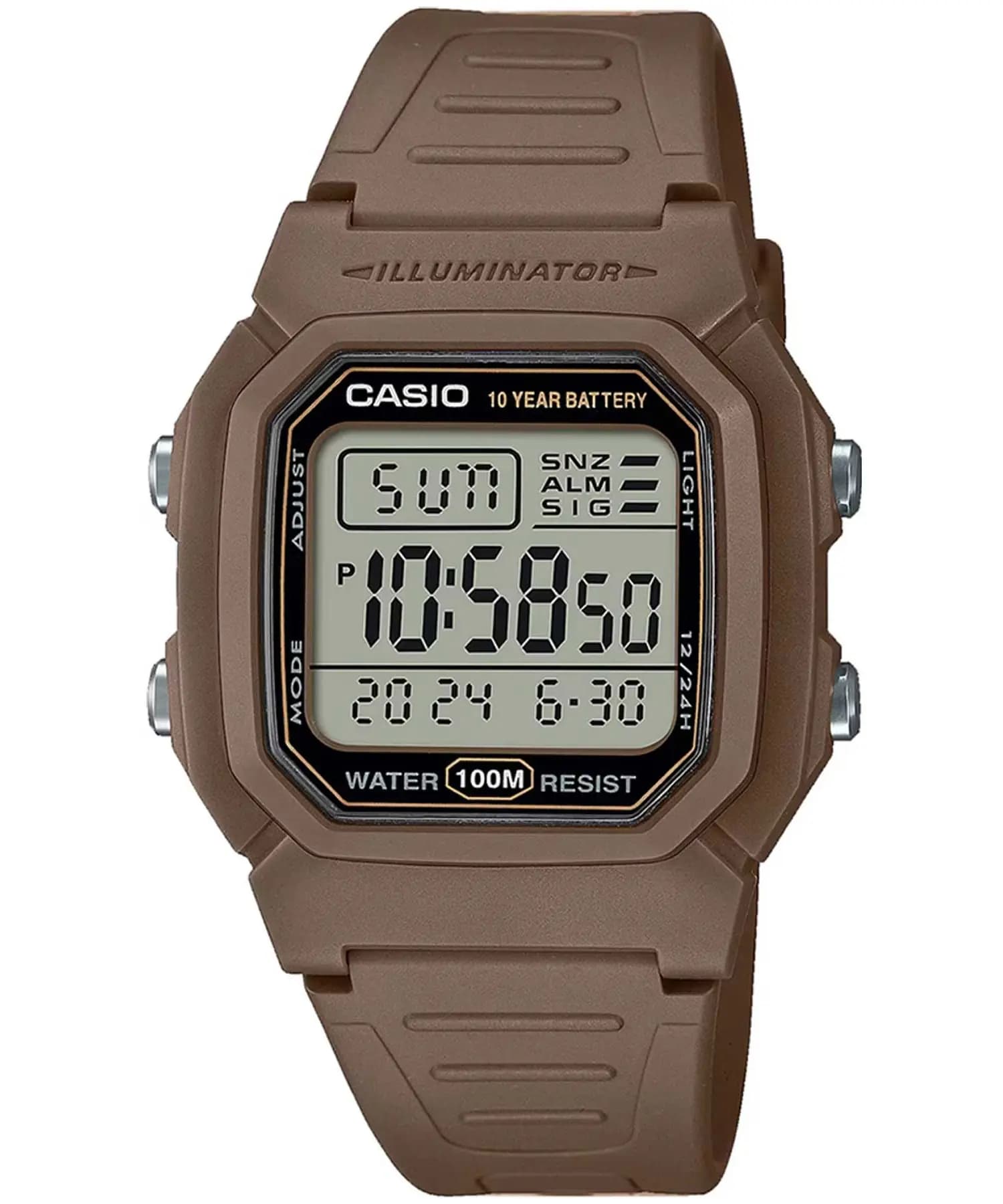 ساعت مچی مردانه اصل کاسیو (casio) زیرمجموعه استاندارد مدل W-800H-5AVDF