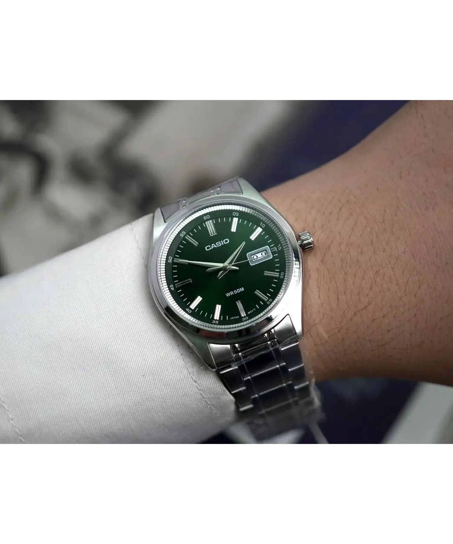 ساعت مچی مردانه اصل کاسیو (casio) زیرمجموعه استاندارد مدل MTP-B180D-3AVDF — تصویر ۴