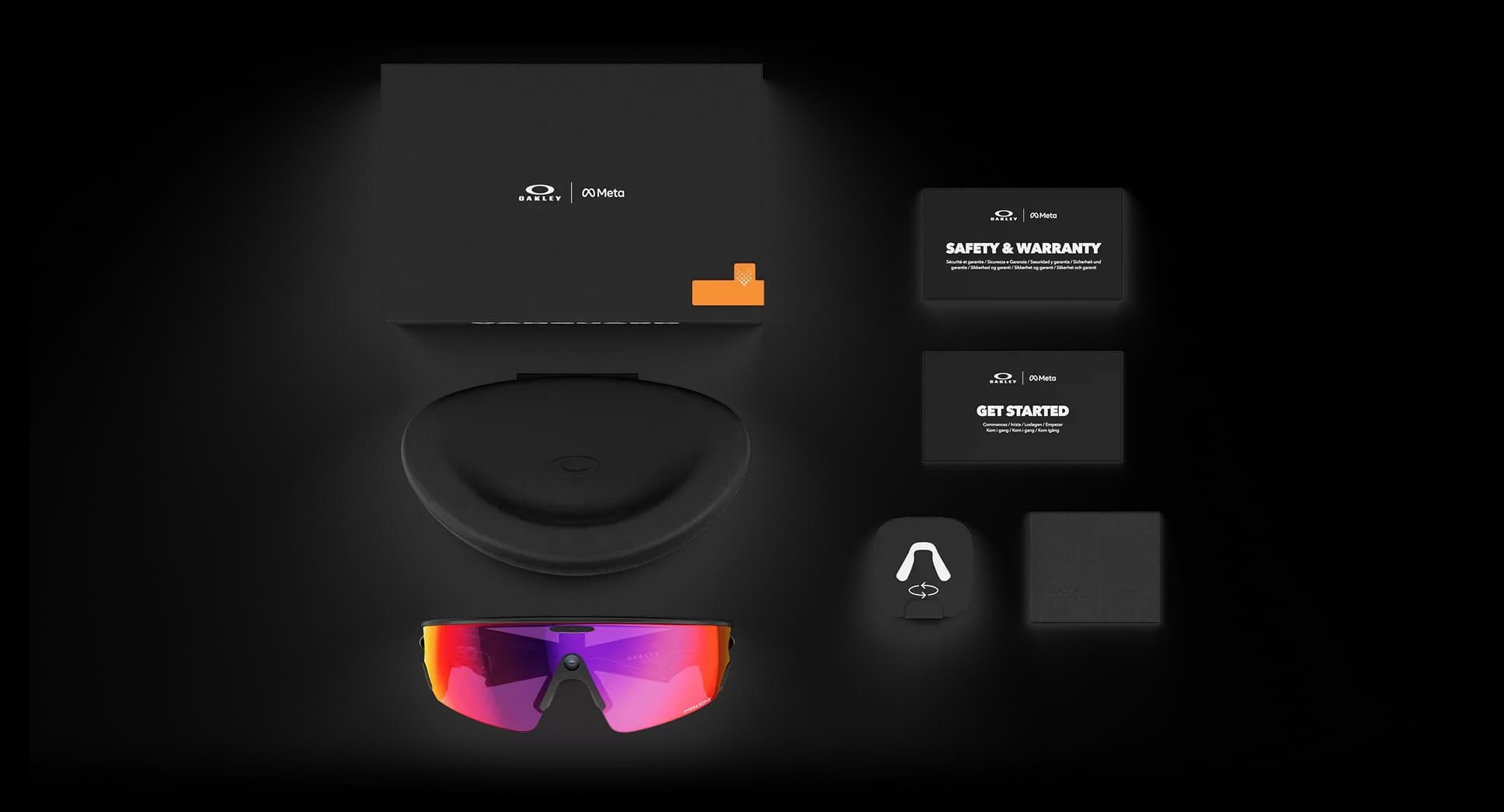 عینک هوشمند Oakley Meta مدل Vanguard فریم مشکی لنز جاده ای پرایزم — تصویر ۴