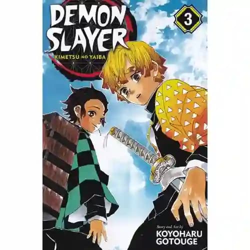 کتاب مانگا شیطان کش 3 demon slayer