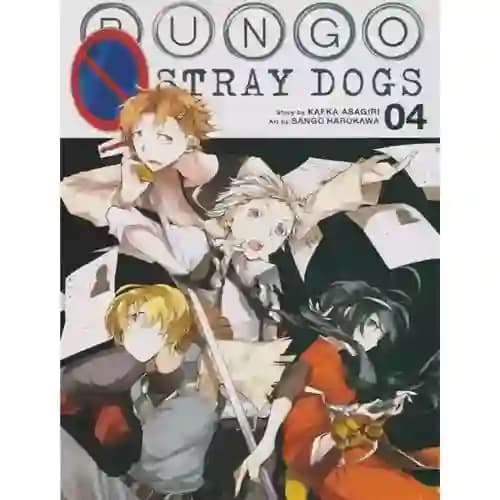 کتاب مانگا سگ های ولگرد بانگو 4 bungo stray dogs
