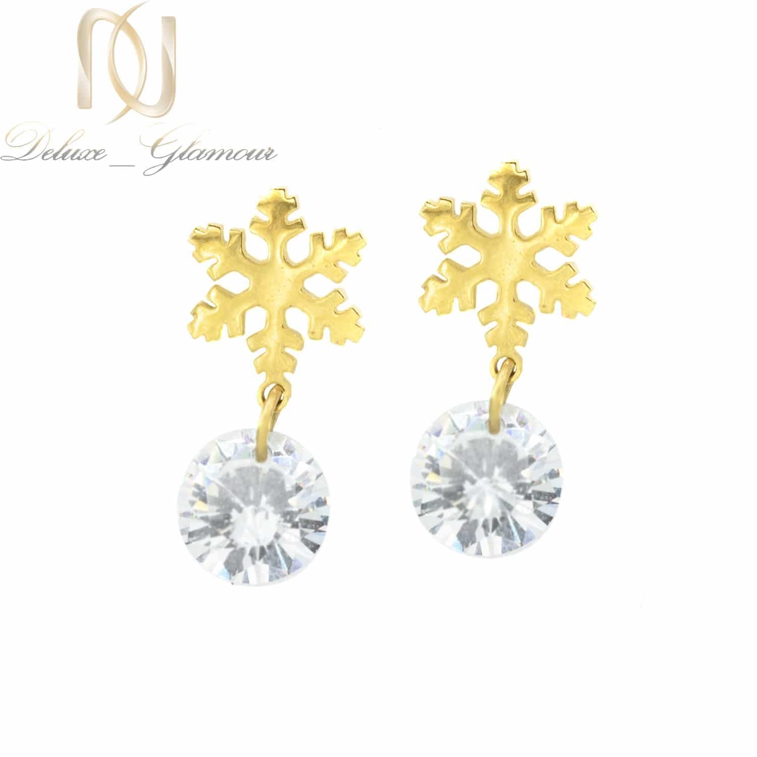 گوشواره دونه برف استیل نگین دار ER-N230
