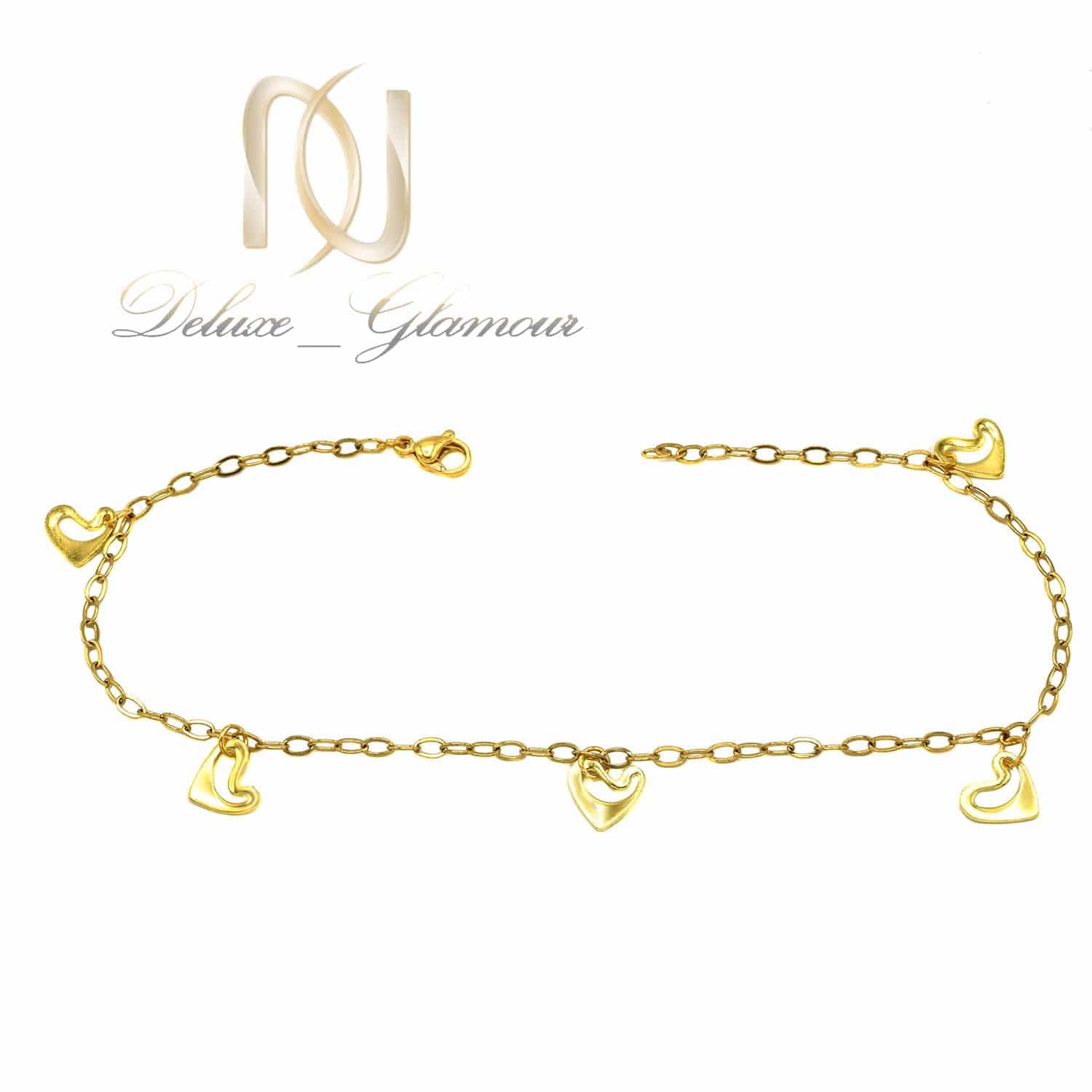 خلخال استیل آویزدار قلب pa-n160