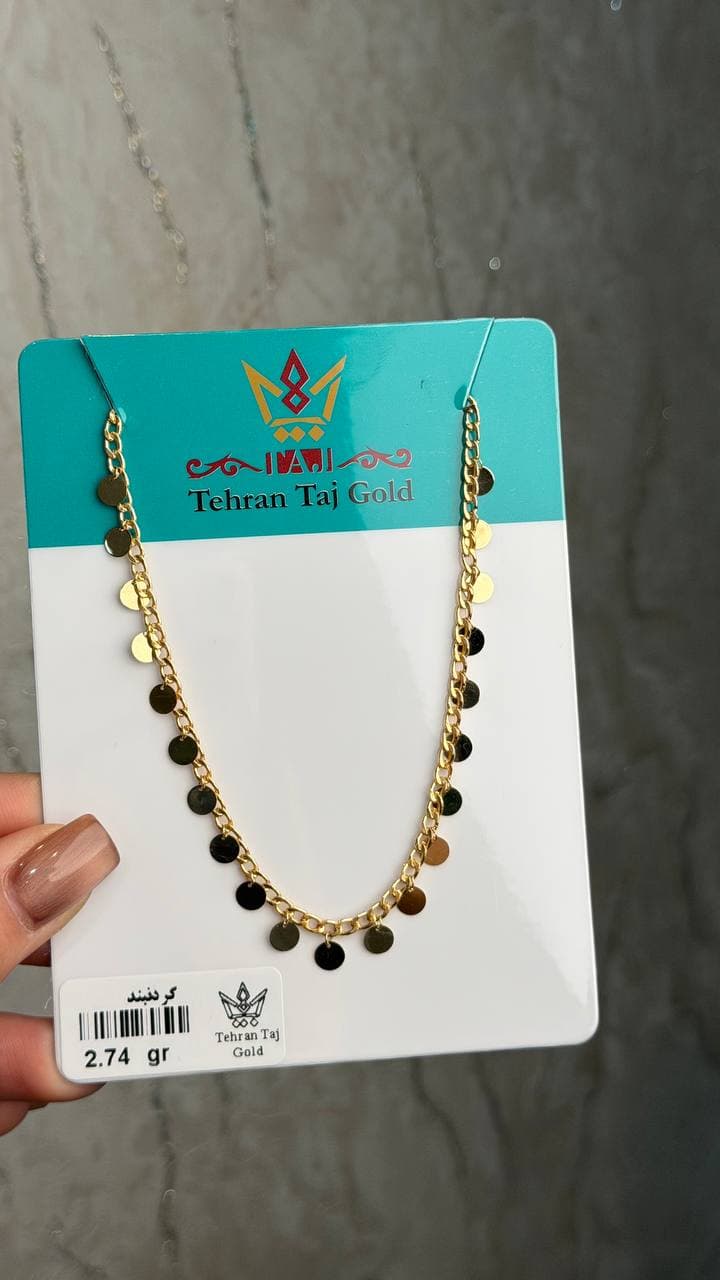 گردنبند کارتیر سکه تاج