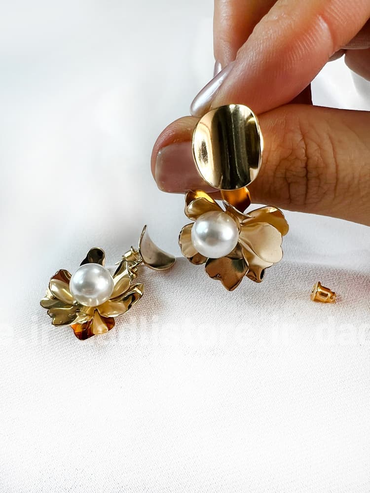 گوشواره پکی زارا ۲ عددی — تصویر ۸
