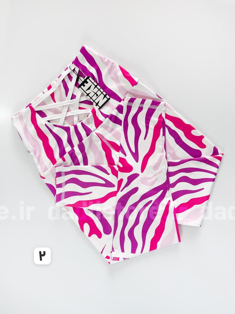 لگ ورزشی زنانه سابلیمیشن مدل پشت بندی نایکی Nike — تصویر ۵