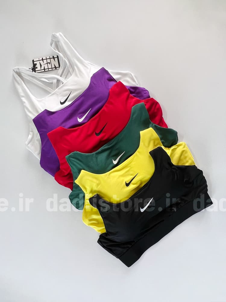 نیمتنه کاپدار ورزشی پشت ضربدری نایکی Nike — تصویر ۶